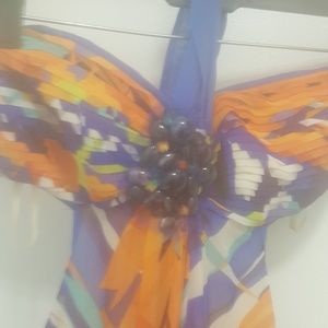 Bcbg maxi dress in multi color